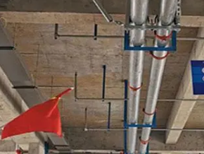 宝塔管廊支架的安装方法